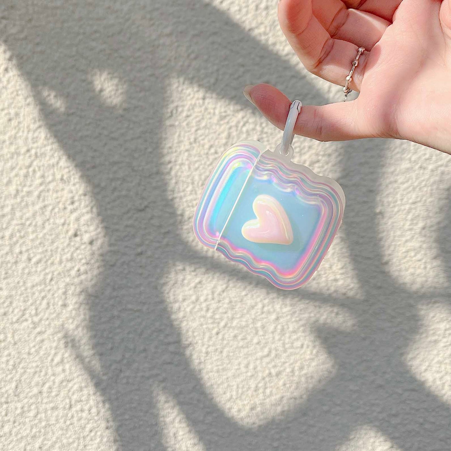 Translucent Wavy Heart AirPods